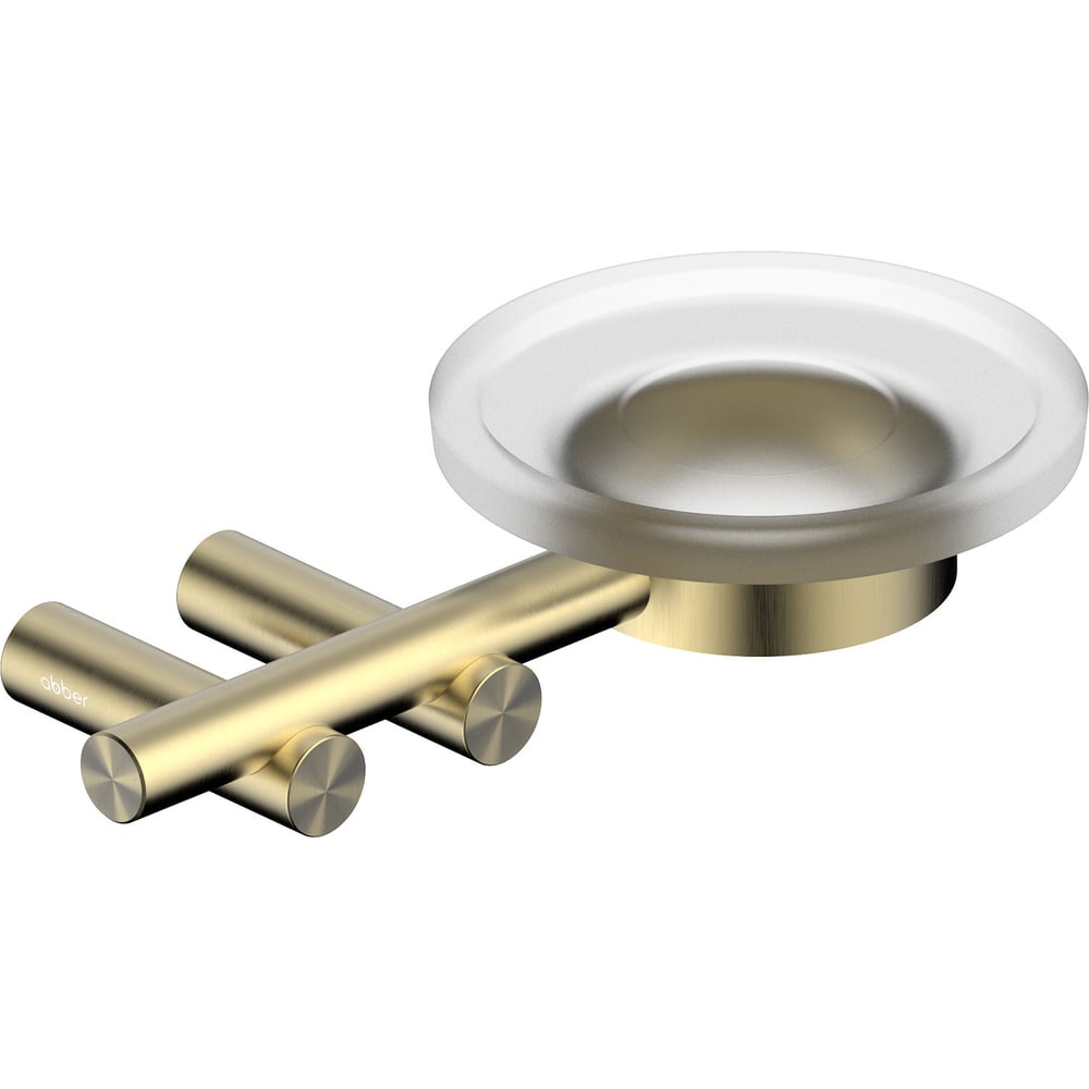 Изображение товара Мыльница ABBER с держателем Osten 316 золото брашированное AA1858BG