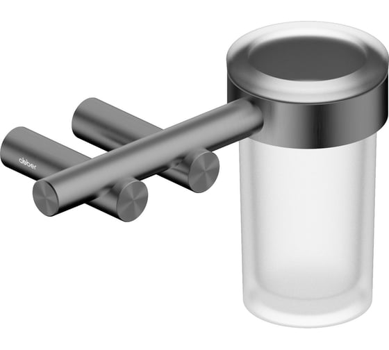 Изображение товара Стакан для зубных щеток ABBER с держателем Osten 316 оружейная сталь брашированная AA1860BGG