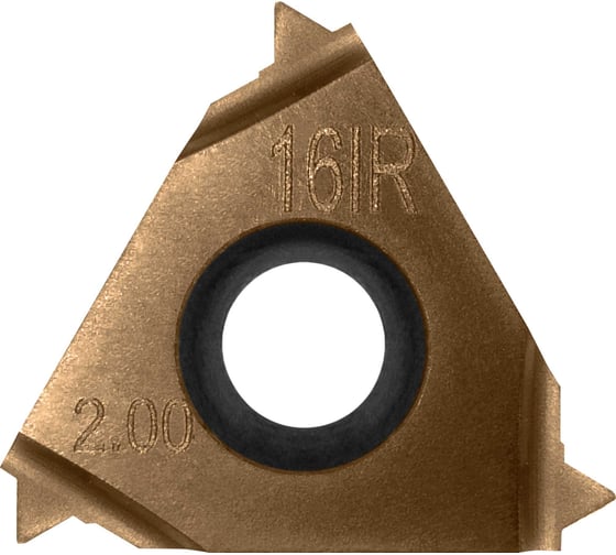 Изображение товара Пластина токарная сменная неперетачиваемая Carbon IT16IR200ISO1562 для точения резьбы 899033