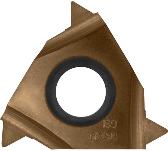 Изображение товара Пластина токарная сменная неперетачиваемая Carbon IT16IR300ISO1562 для точения резьбы 899034