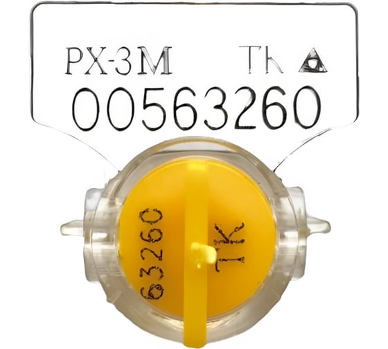 Изображение товара Пломба роторная рх-3М (для счётчиков) ТПК Технологии Контроля Цвет: желтый 24137