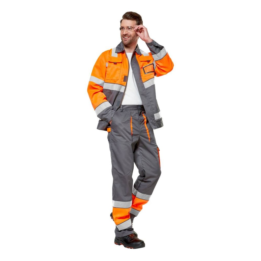 Изображение товара Костюм сигналочный мужской двойка Илон 56-58 водоотталкивающая защита