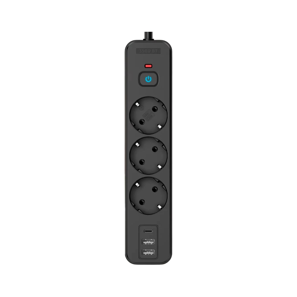 Изображение товара Сетевой фильтр Perfeo REAL HOME 1,0м 3 розетки 2USB 1TYPE-C 16A Изображение товара Сетевой фильтр Perfeo REAL HOME 1,0м 3 розетки 2USB 1TYPE-C 16A