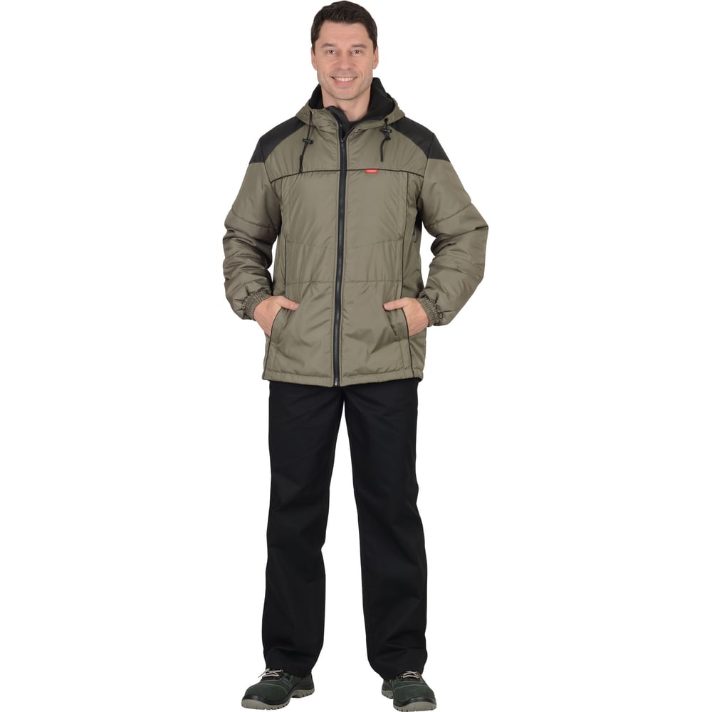 Изображение товара Мужская куртка СИРИУС Спринтер оливковая с черным размер 104-108