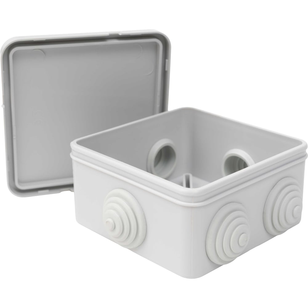 Изображение товара Распределительная коробка Gigant о.п 85х85х40 6 выходов IP55 для наружного монтажа