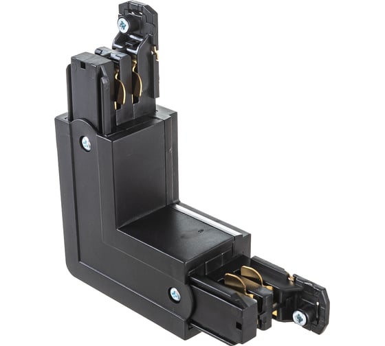 Изображение товара Коннектор для трехфазного шинопровода ЭРА STR-30-B-CN-LE LE угловой, наружный, черный, Б0049722