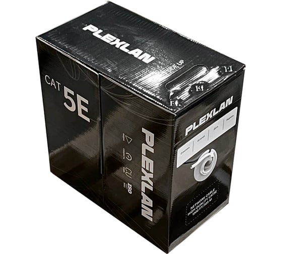 Изображение товара Кабель CU PlexLan UTP 4PR 24 AWG CAT5е (Fluke test PASS) PU4PVC-CU