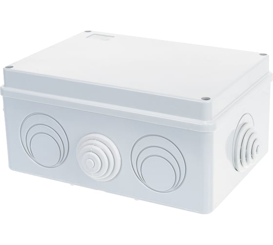 Изображение товара Gigant Коробка распределительная о.п 210х150х100, 8 выходов, 4 муфты, IP55 44016GI