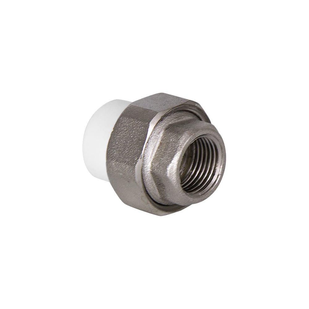 Изображение товара Муфта разъемная комбинированная TEBO 25x1/2" ППР латунь белая