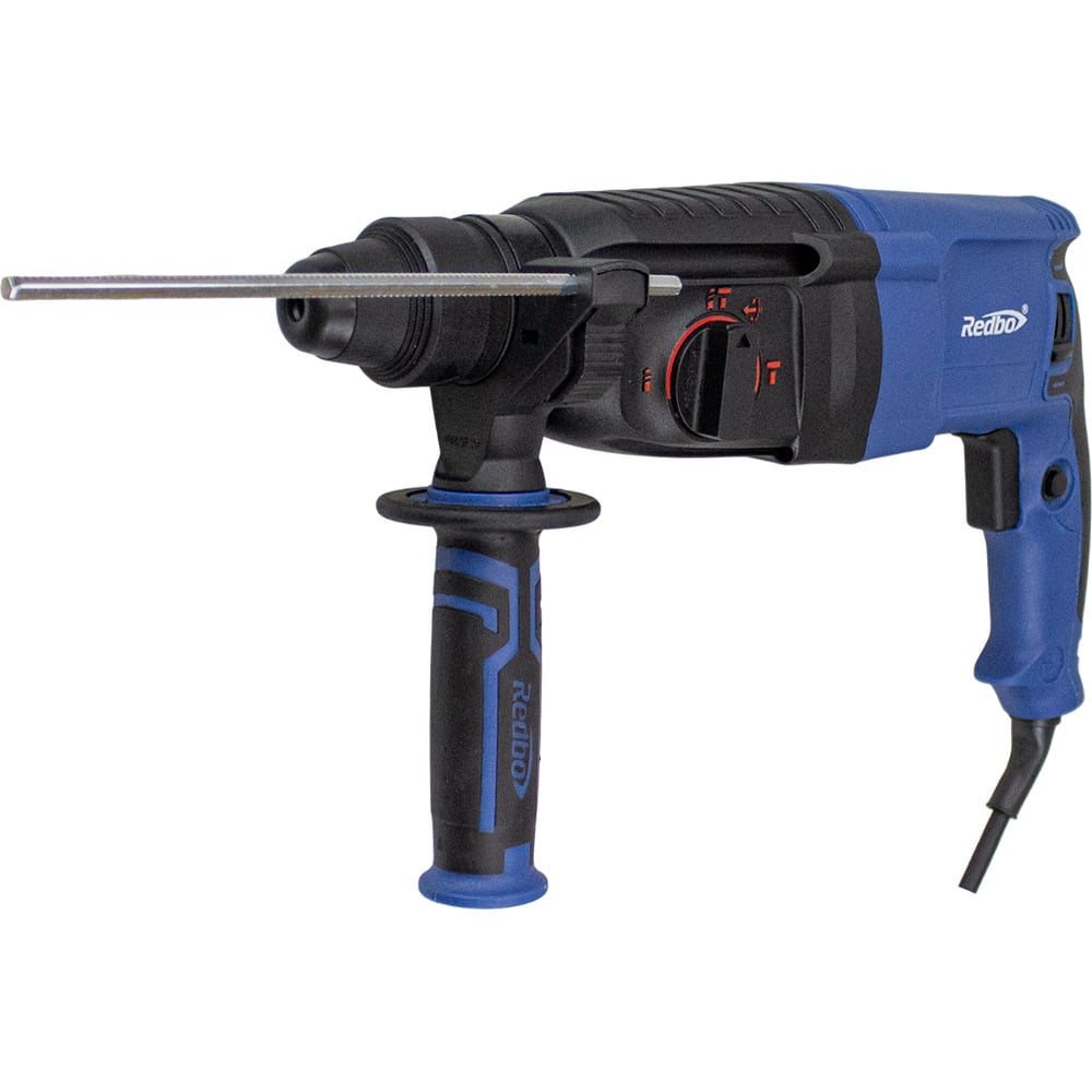 Изображение товара Перфоратор электрический Redbo RHD-26/1150 (1150Вт, 26мм, три режима, 2,6Дж, 0-1100об/мин, кейс) 39837