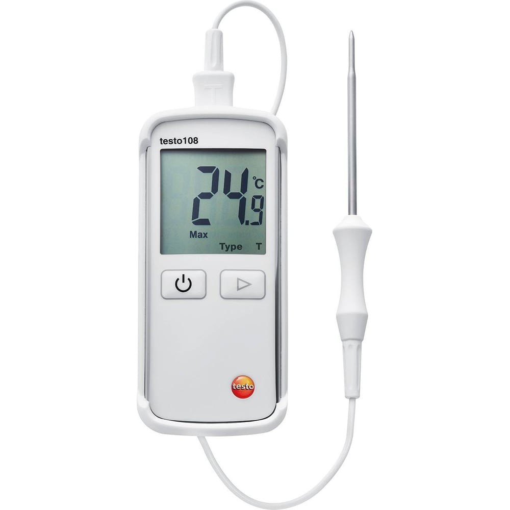 Изображение товара Водонепроницаемый профессиональный термометр Testo 108 с зондами T и K