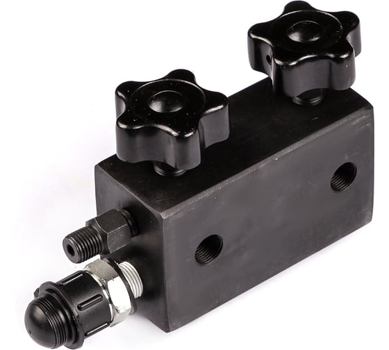 Изображение товара Кран распределительный для гидравлических линий Car-tool 2 выхода CT-0002R