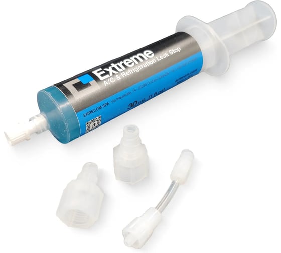 Изображение товара Герметик для устранения протечек фреона ERRECOM картридж с адаптерами 30 ml адаптеры 1/4 и 5/16 TR1062.C.H3.S2