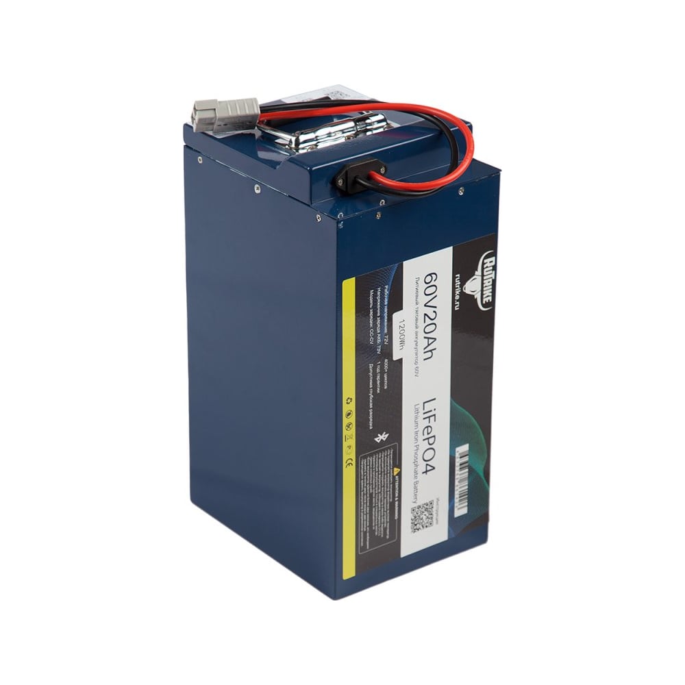 Изображение товара Литиевый аккумулятор LiFePO4 60V/20Ah для погрузчиков и штабелеров Rutrike