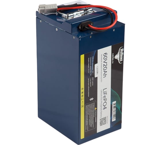 Изображение товара Аккумуляторная батарея литиевая LiFePO4 Rutrike 60V/20Ah/30A BT 026036