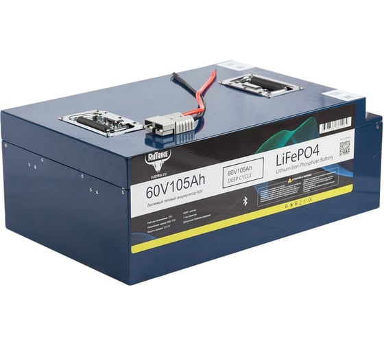 Изображение товара Аккумуляторная батарея литиевая LiFePO4 Rutrike 60V/105Ah/100A BT 026040