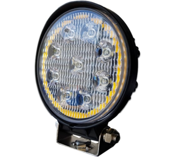 Изображение товара Рабочий свет ZOOML 9-32V 27W 6500-7000К  Bright (Epistar/9, ангельские глазки, направленный, Ø115х30) WL-330003SHB