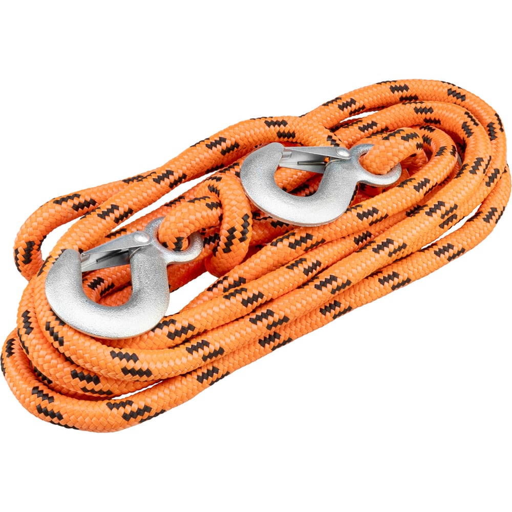 Изображение товара Трос веревочный SKYWAY СИБИРСКИЙ 5т 5м 2 крюка прочный буксировочный канат