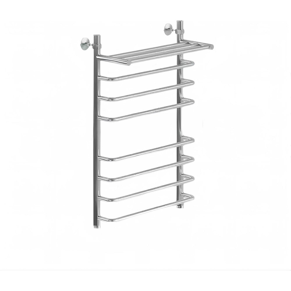 Изображение товара Полотенцесушитель с полочкой ООО ПКФ Сварком 800х500 нержавеющая сталь хром