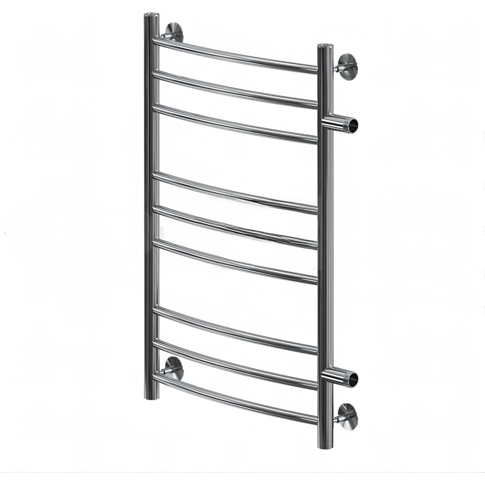 Изображение товара Полотенцесушитель нержавеющий 800х500 1'' ЛД(г2) хром водяной