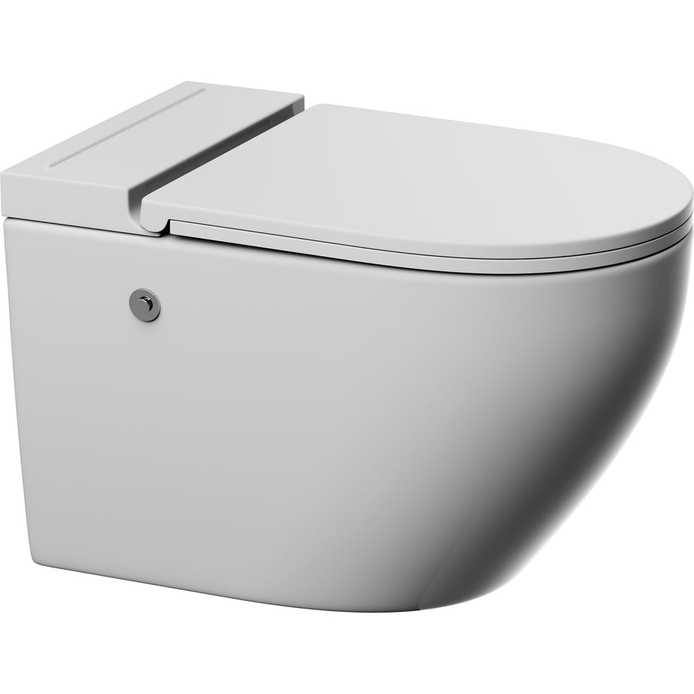 Изображение товара Подвесной унитаз ABBER Bequem с импульсным смывом белый