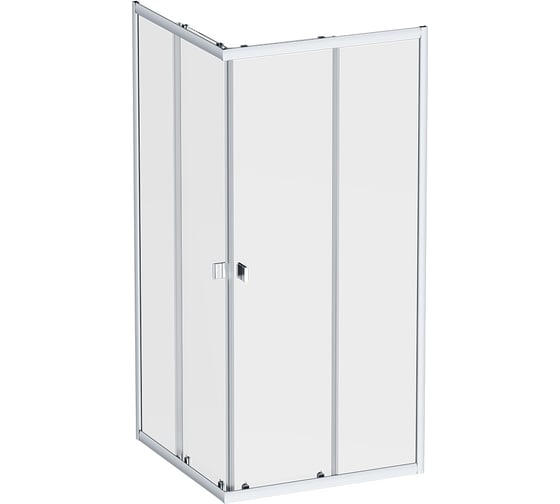 Изображение товара Душевое ограждение квадратное AM.PM Sense 90x90 мат хром, стекло прозрачное W76G-403-9090-MT