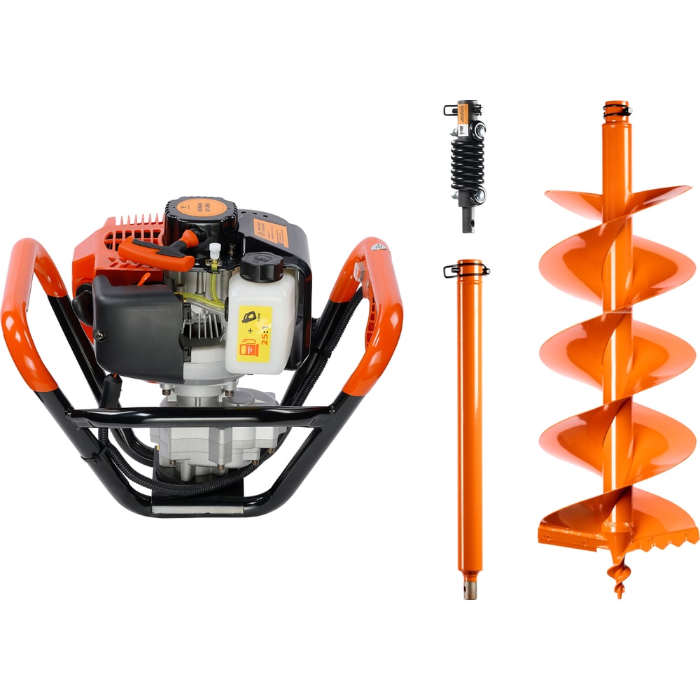 Изображение товара Профессиональный комплект бурения BURAN DT-250 для мерзлого и каменистого грунта