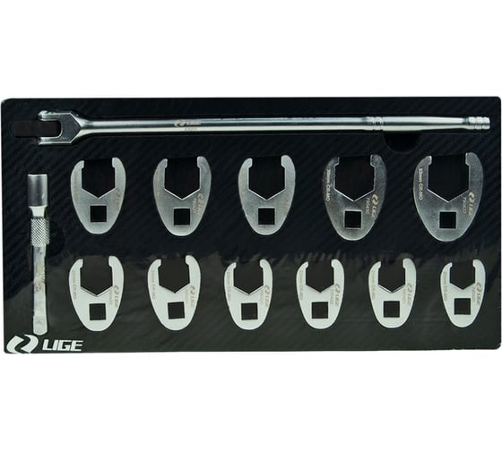 Изображение товара Набор ключей разрезный односторонних LIGE 1/2 13пр., в ложементе LG-S79313 274866