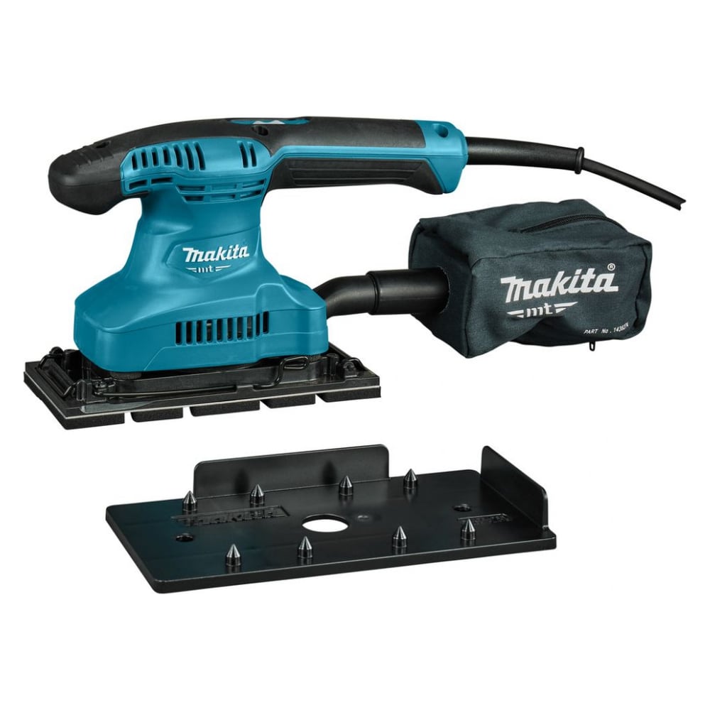 Изображение товара Машина шлифовальная вибрационная Makita 190Вт, 93х228мм, 24000 б/мин, ампл 12000мин-1 M9203B