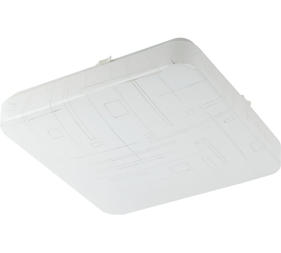 Изображение товара Потолочный светодиодный светильник ЭРА Классик без ДУ SPB624 Nancy S без ДУ квадратный Б0051093