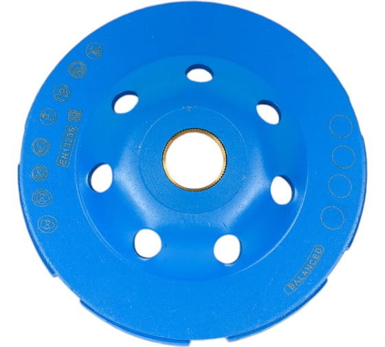 Изображение товара Алмазная чашка 2-х рядный сегмент 125 мм широкий TORGWIN T151833