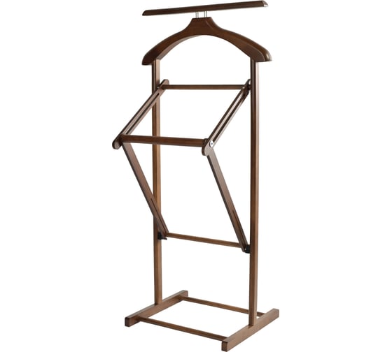 Изображение товара Вешалка костюмная складная Мебелик В 21Н средне-коричневый 9626