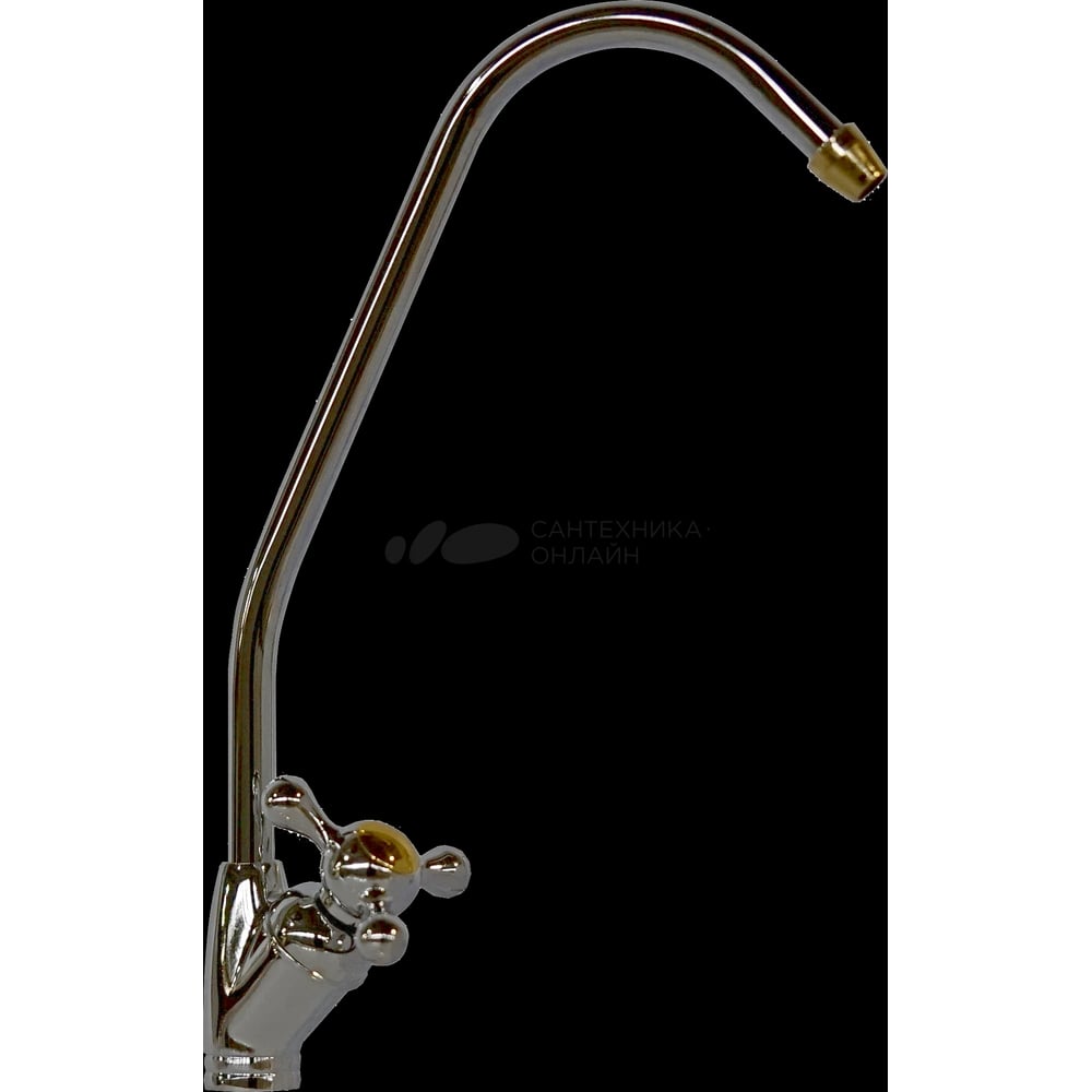 Изображение товара Кран для чистой воды AQUA PRO № 2 с золотыми элементами ВИ413