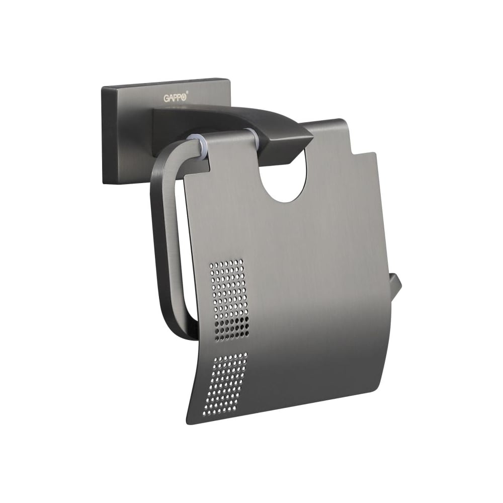 Изображение товара Бумагодержатель для туалетной бумаги GAPPO G0703-9 с крышкой, настенный, латунь