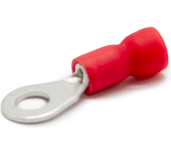 Изображение товара Наконечник медный луженный ЮМП ЭЛЕКТРО НКИ 0.5-1 мм2, под винт М5, изоляция ПВХ, красный, кольцевой изолированный (100 шт. в упаковке) elcRTI-PVC-1-5