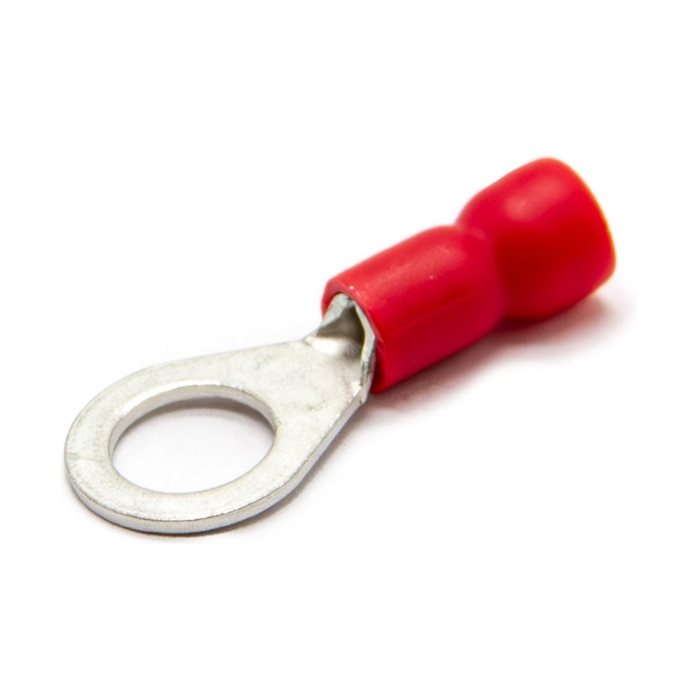 Изображение товара Наконечник медный луженый ЮМП ЭЛЕКТРО НКИ 0.5-1 мм2 с красной ПВХ изоляцией