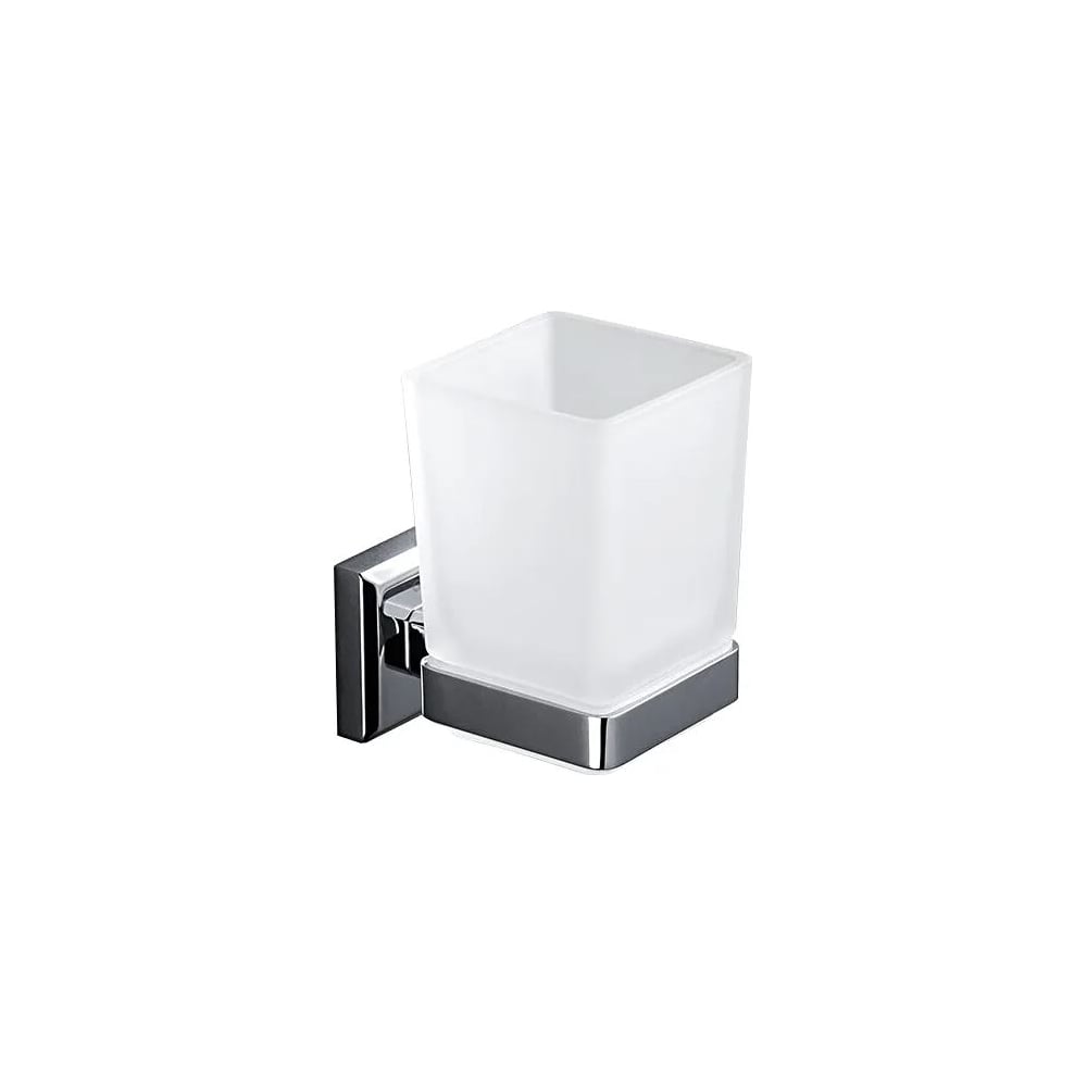 Изображение товара Стакан настенный GAPPO G3806 из латуни и стекла хром