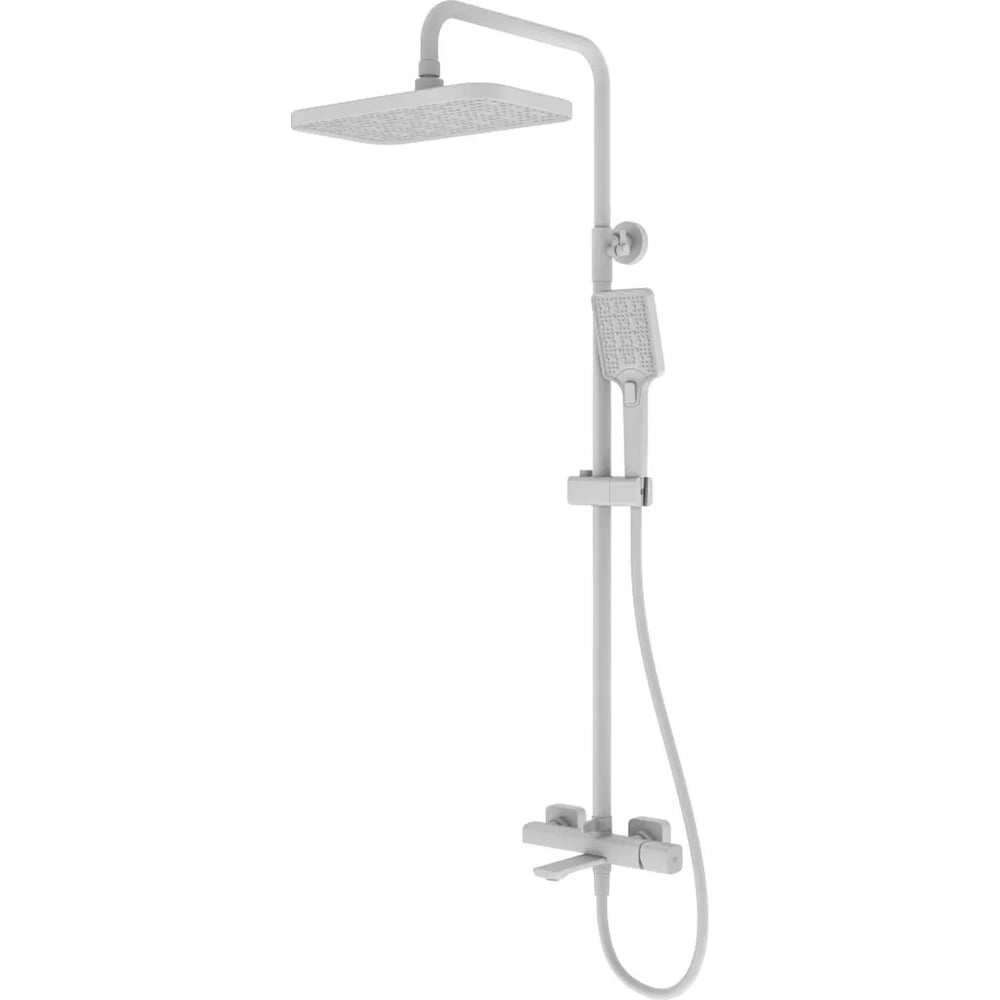 Изображение товара Душевая система ViEiR с верхним и ручным душем белая современная