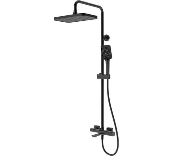 Изображение товара Душевая система ViEiR графит, верхний душ стойка для душевой зоны V473062-G