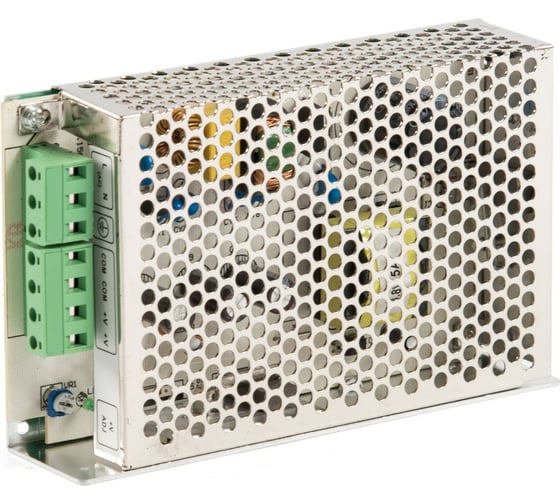 Изображение товара Источник питания Моллюск 12/5 IP20 DIN 12В, 5А, сетевое U=100-240В. DIN-рейка 843