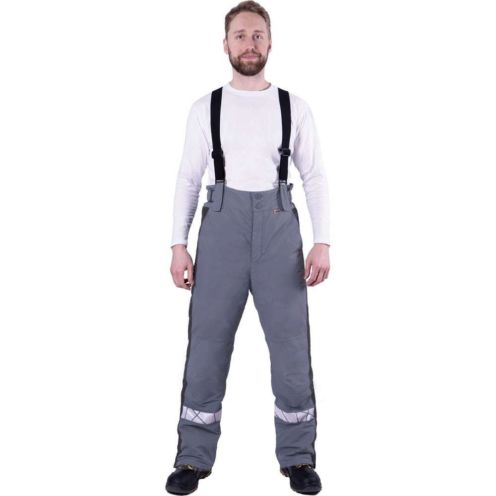 Изображение товара Брюки Iform ХАЙ-ТЕК SAFETY зимние, серый-черный, 96-100, 194-200 Брю 217/96/194