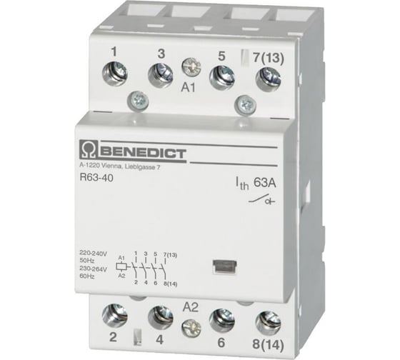 Изображение товара Модульный контактор Benedict R63-40 230 PN38968