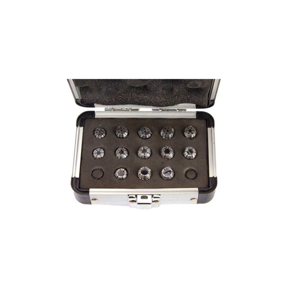 Изображение товара Набор цанг АКСИС ER11 з 13 шт для станков, диаметр 1-7 мм