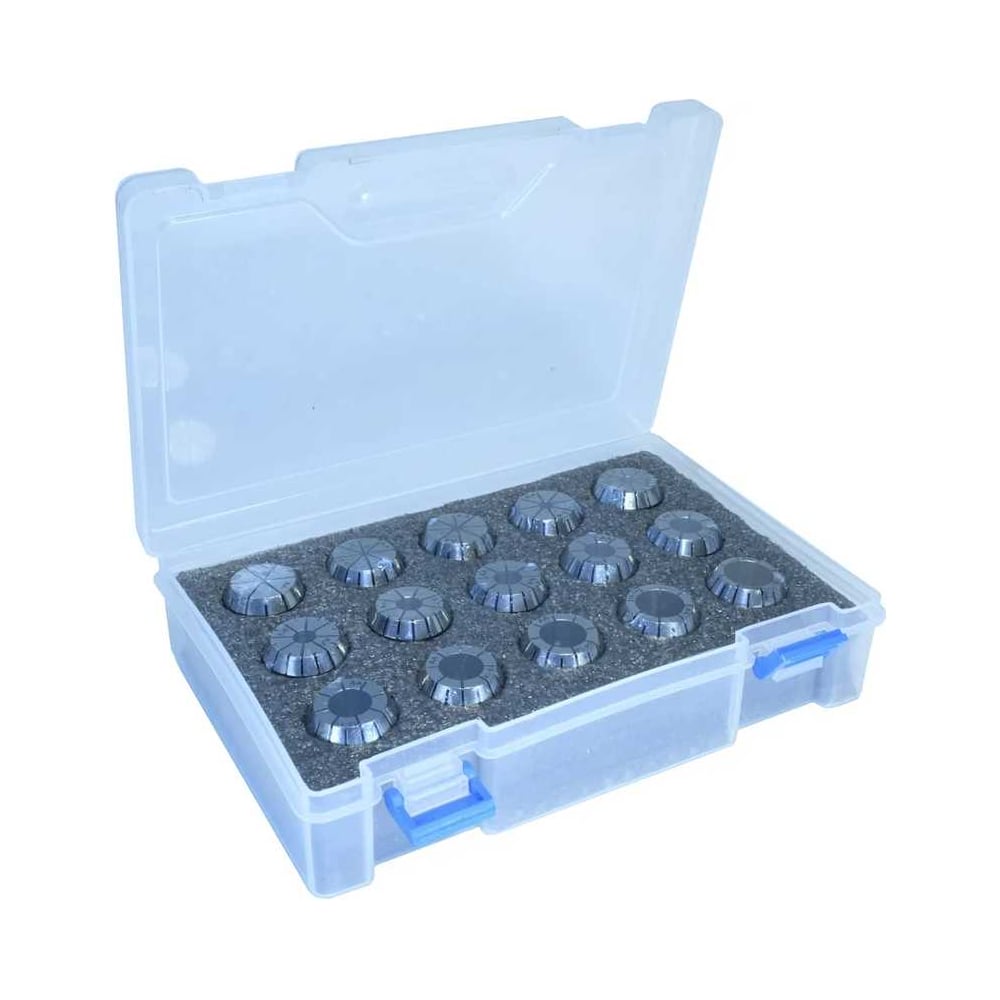 Изображение товара Набор цанг АКСИС ER25 15 шт для станков и инструмента