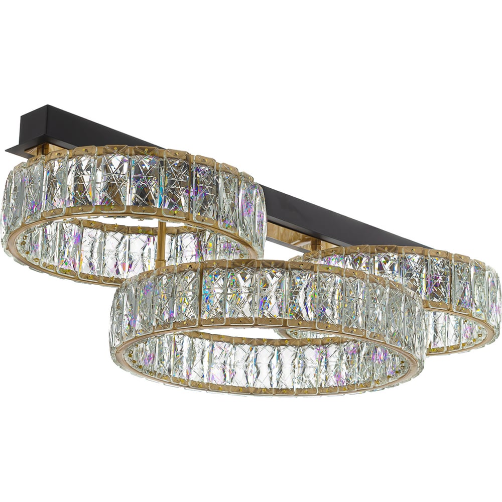 Изображение товара Люстра хрустальная Citilux PALANT LED черная бронза современный стиль