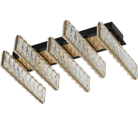 Изображение товара Люстра хрустальная Citilux PALANT LED чёрный+бронза CL325252