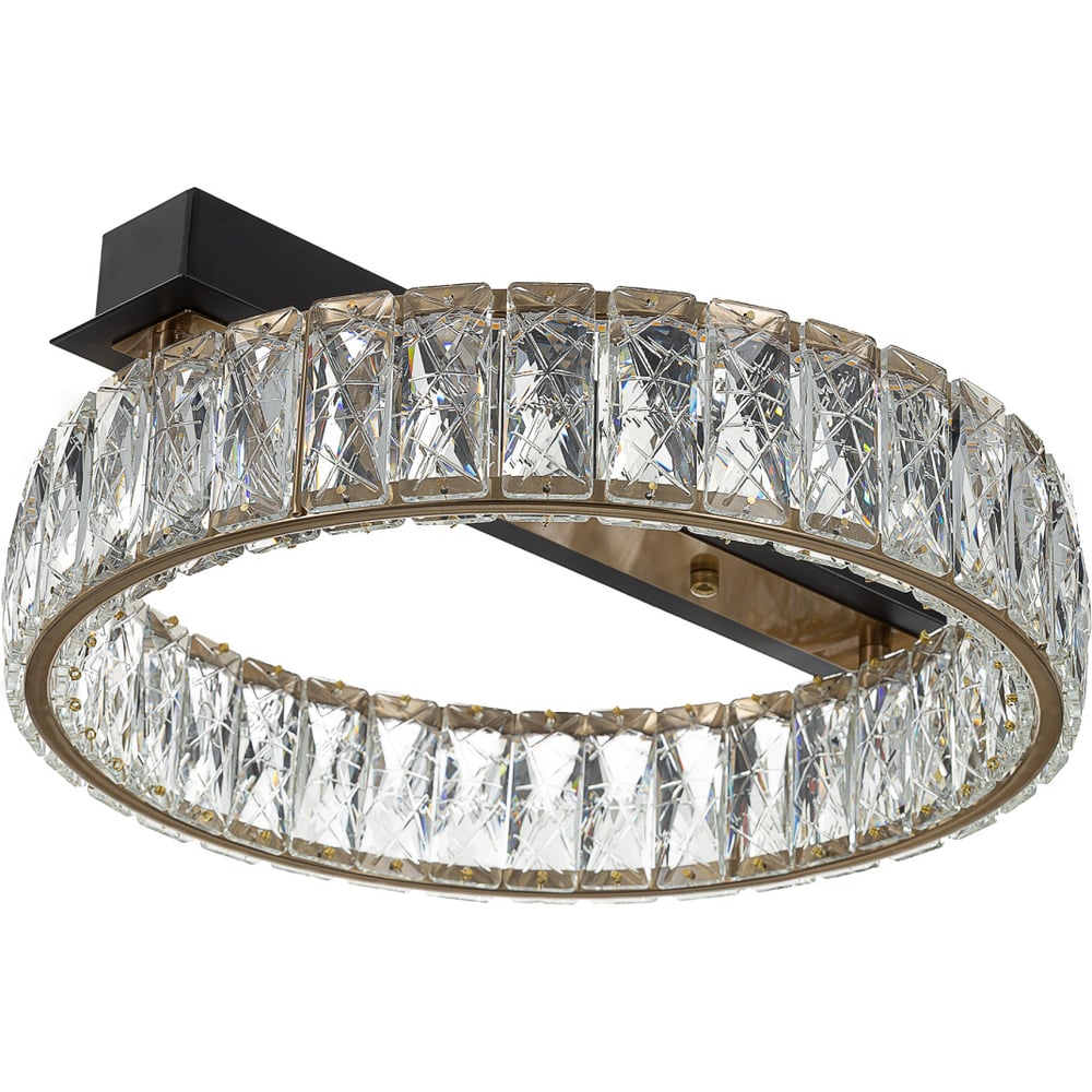 Изображение товара Люстра хрустальная Citilux PALANT LED 38 см черная бронза модерн