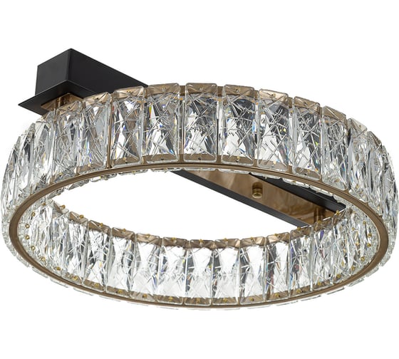 Изображение товара Люстра хрустальная Citilux PALANT LED чёрный+бронза CL325142