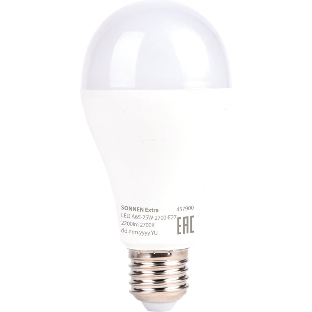 Изображение товара Светодиодная лампа SONNEN EXTRA 25 Вт Е27 теплый белый освещение