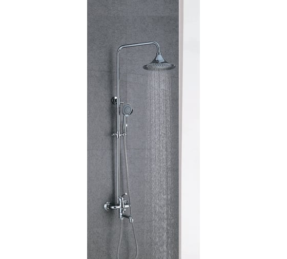 Изображение товара Душевая система ViEiR латунь хром тропический душ поворотный излив ретро стиль V273562